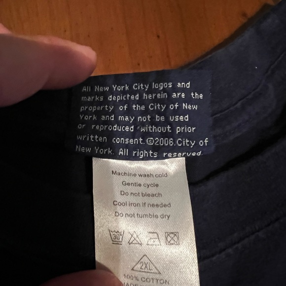 FDNY Fire Department New York City. 2XL Navy Blue - Picture 3 of 3